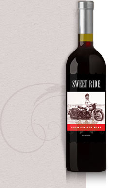 Bottle of Sweet Ride Red Wine