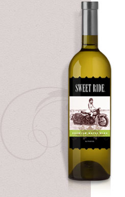 Bottle of Sweet Ride White Wine